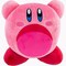 Kirby Inhaling Mochi Plush Toy 15 Inch Soft Stuffed Animal Ages 4+